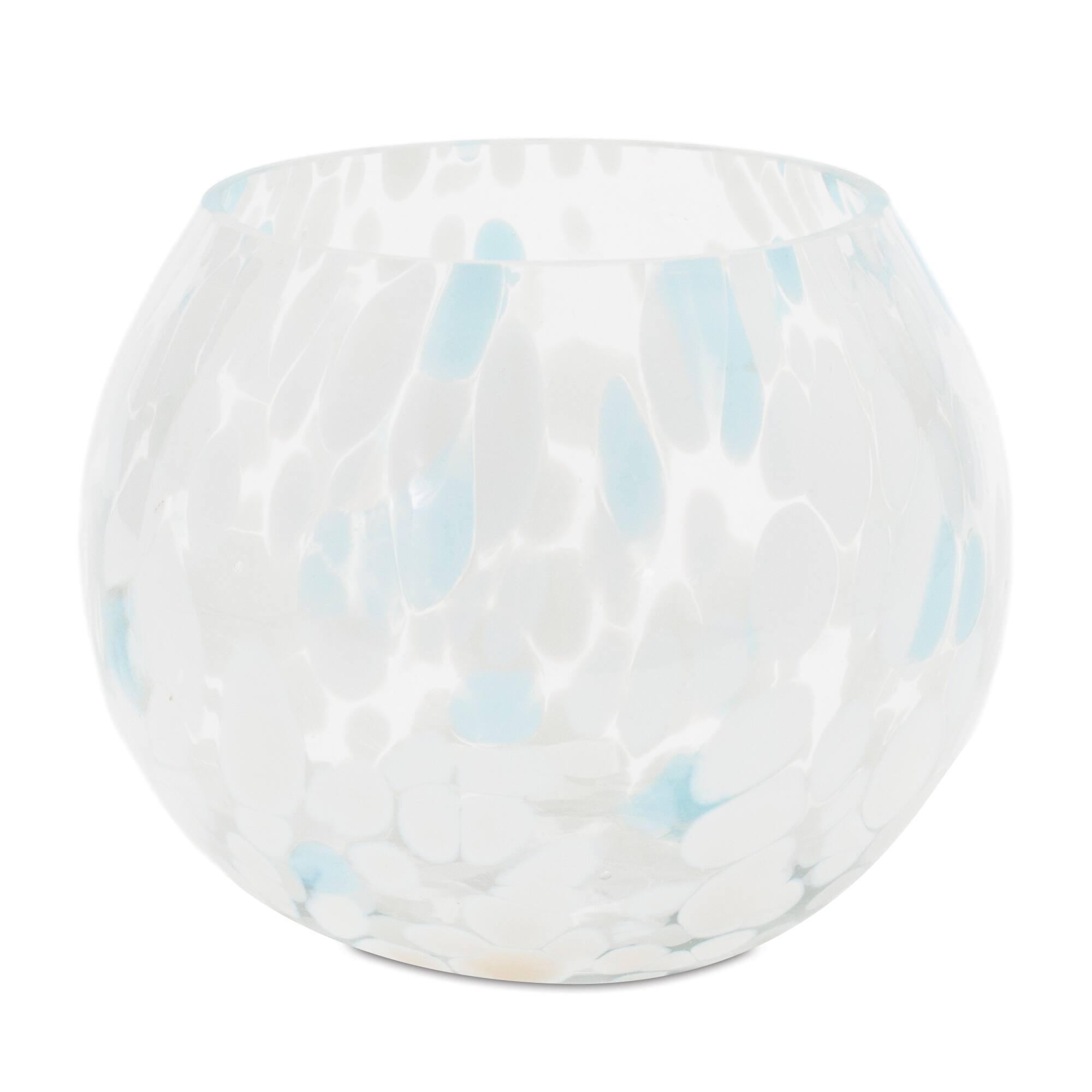 Painted Glass Candle Holder Vases, 4ct.